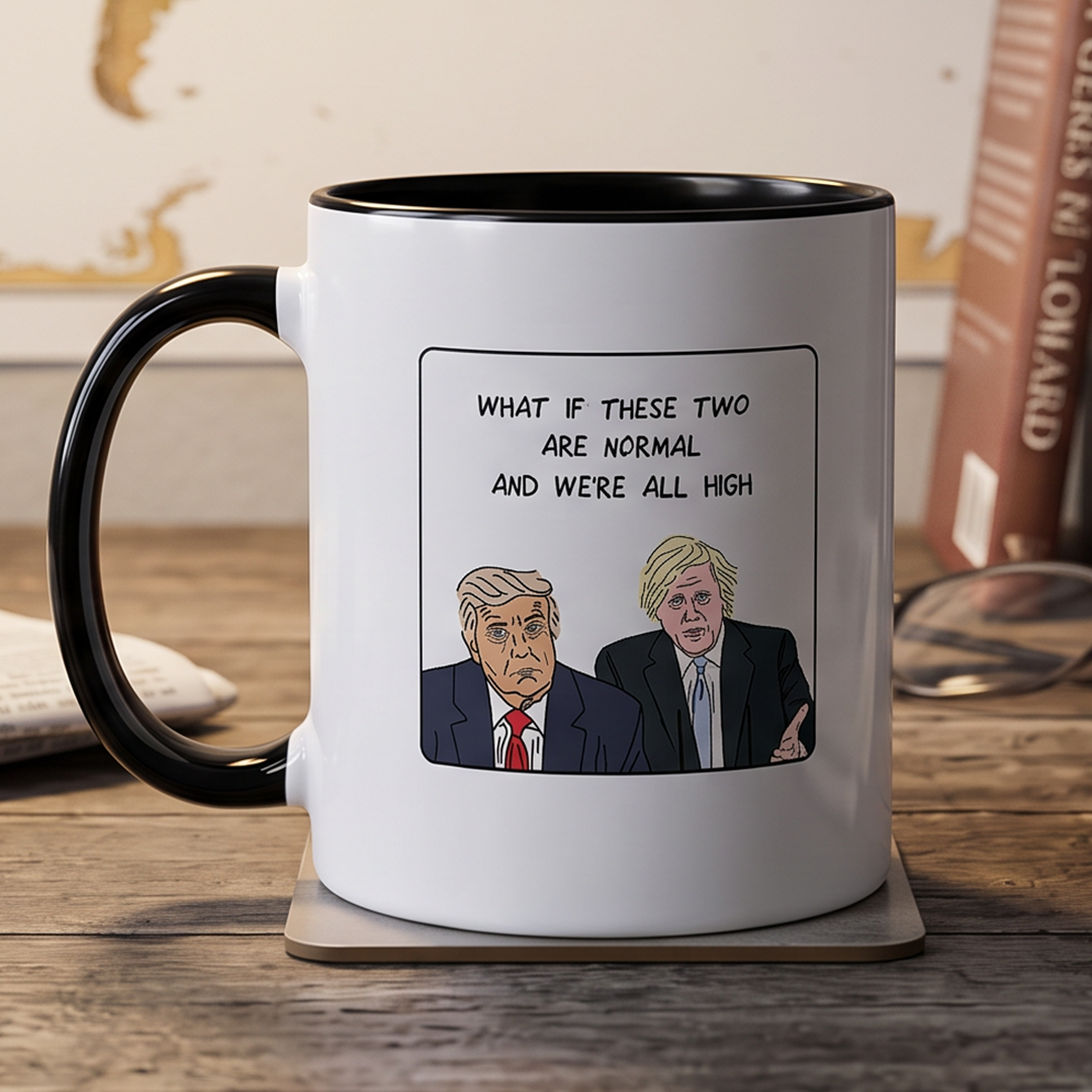 Trump And Borris Meme Mug