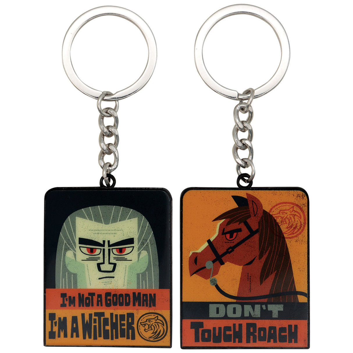 The Witcher Keychain Witcher & Roach Limited Edition
