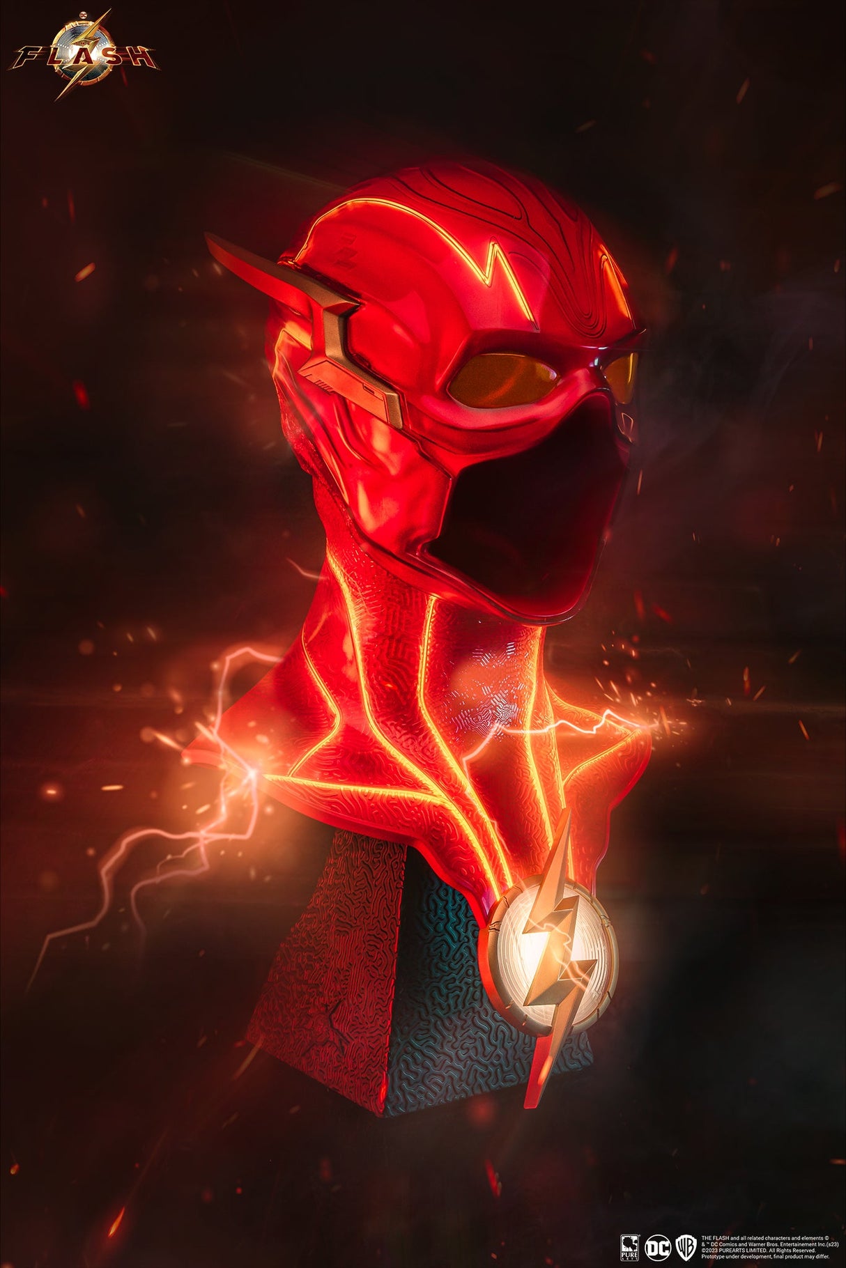 PureArts The Flash Movie The Flash 11 Scale Cowl Replica