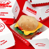 Burger Plush Zip Pouch
