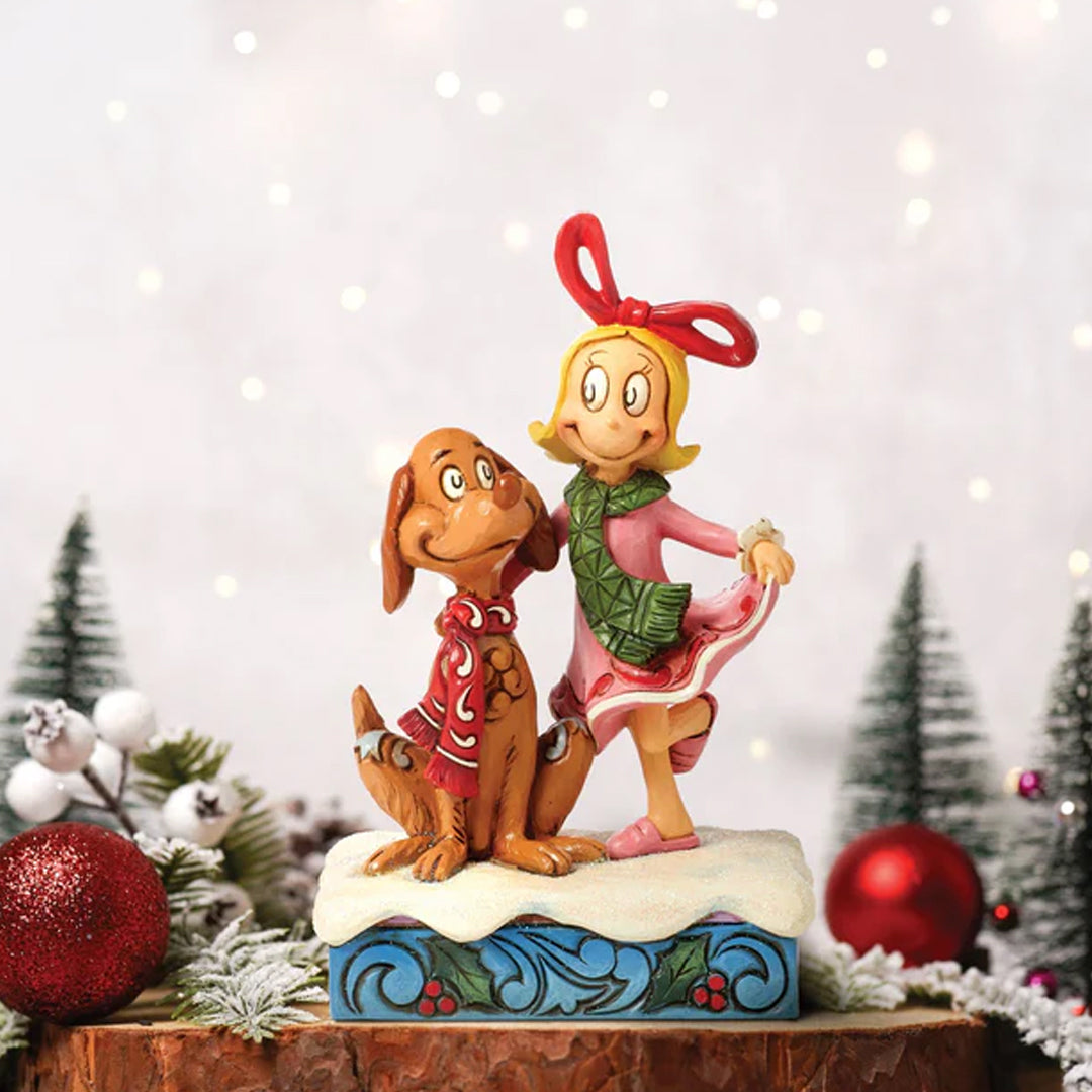 Enesco Grinch Cindy Lou & Max Figurine (14.5cm)