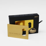 Credit card bottle opener