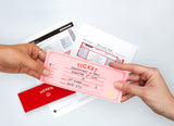Blank Ticket Book