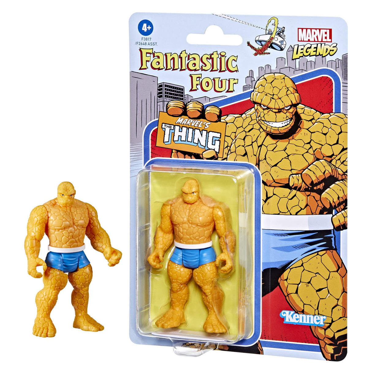 Hasbro Marvel Legends Series 3.75 Inch Retro Collection Marvel Thing Action Figure