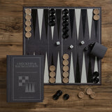 Checkers & Backgammon Vintage Bookshelf Edition