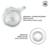 Original Stormtrooper Beer Glass (600ml), based on the Original Stormtrooper Helmet design