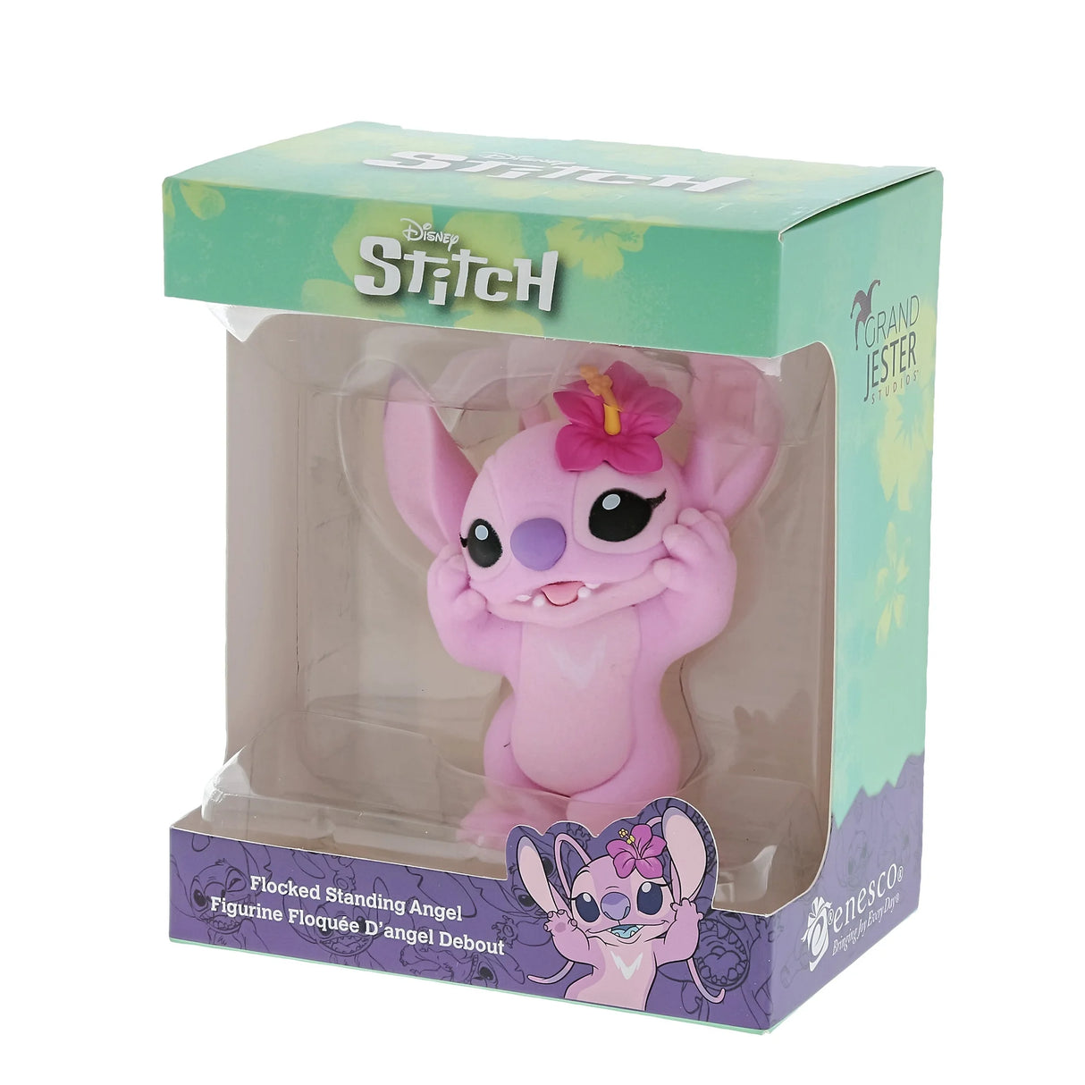 Enesco Grand Jester Studios Disney Flocked Angel Collectible Figurine (9cm)