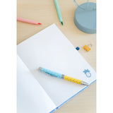 Disney Stitch Tropical A5 Premium Plush Cover Notebook With Projector Pen