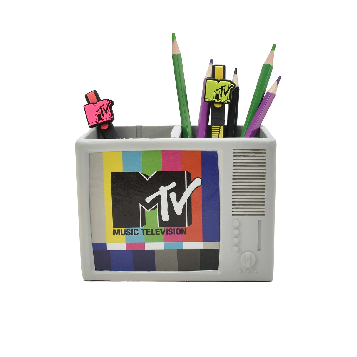 MTV 3D Retro TV Pen Pot