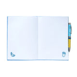 Disney Stitch Tropical A5 Premium Plush Cover Notebook With Projector Pen