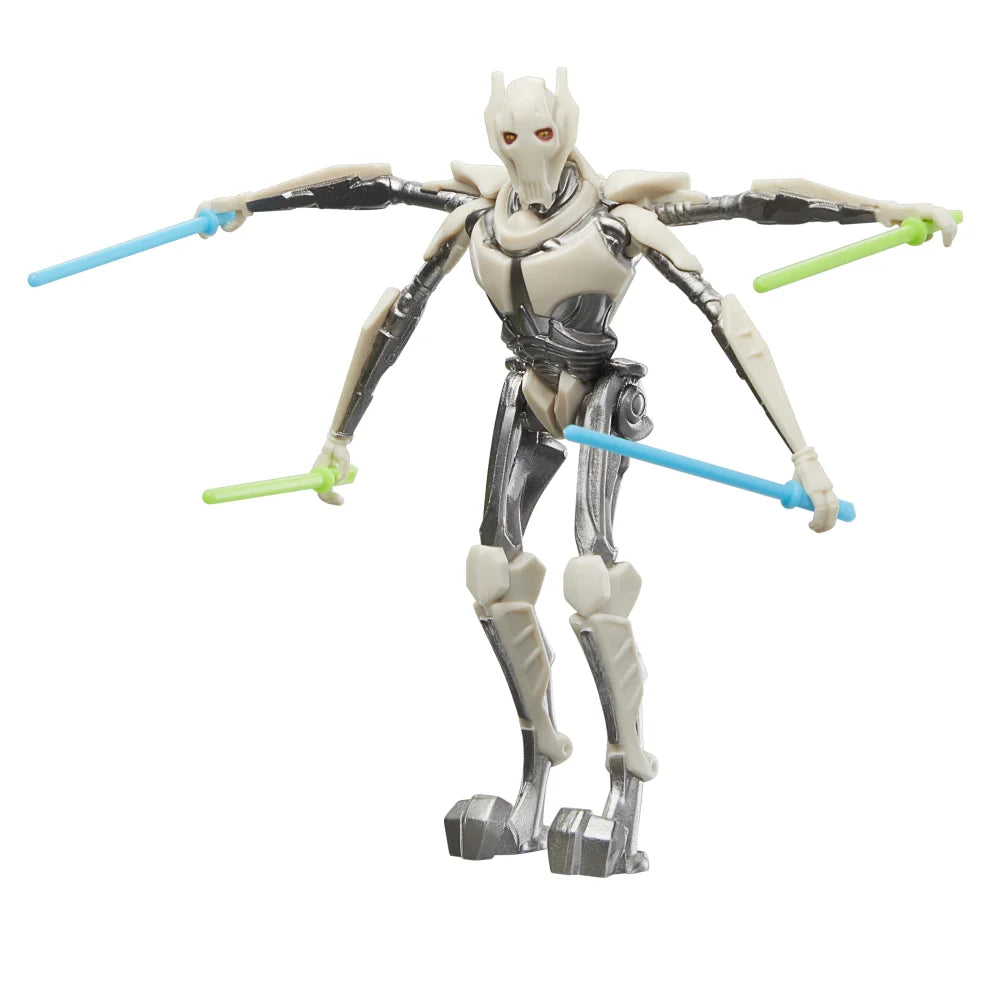 Star Wars Retro Collection Star Wars Episode II  Episode III Multipack 375 Inch Collectible Action Figure 6-Pack