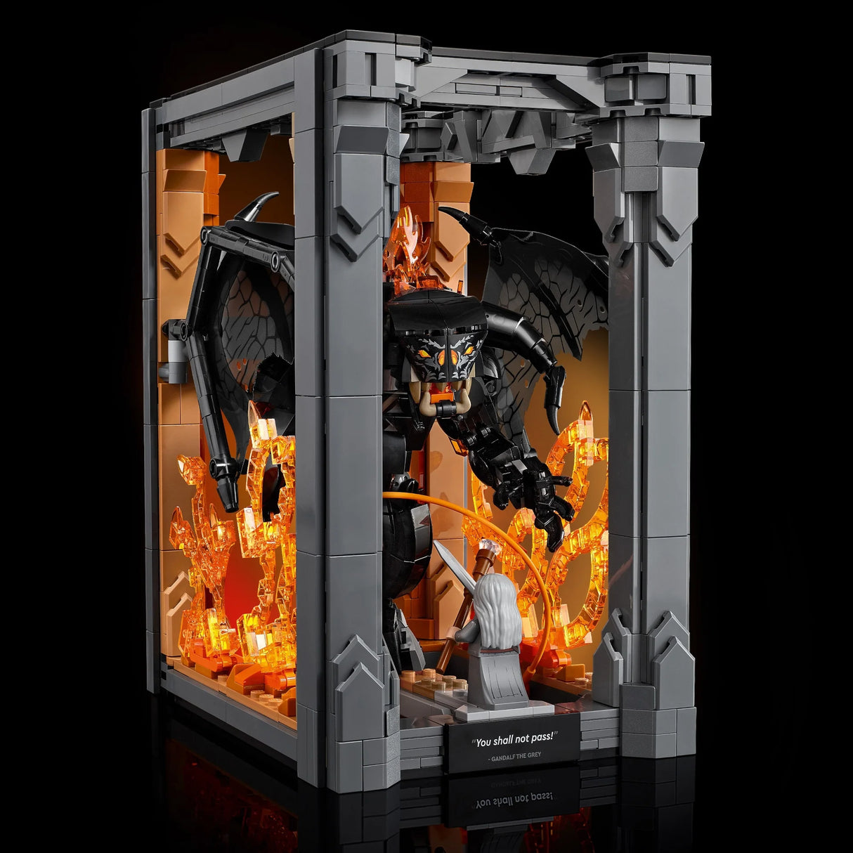 LEGO Icons The Lord of the Rings: Balrog Book Nook Set 10367