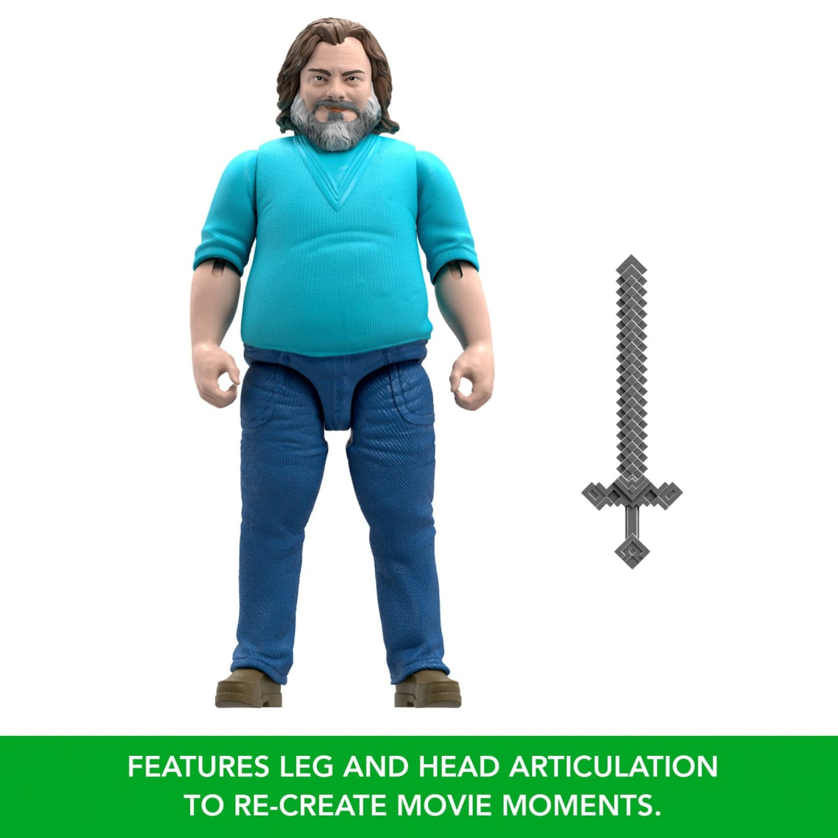 A Minecraft Movie Action Figure Large Steve
