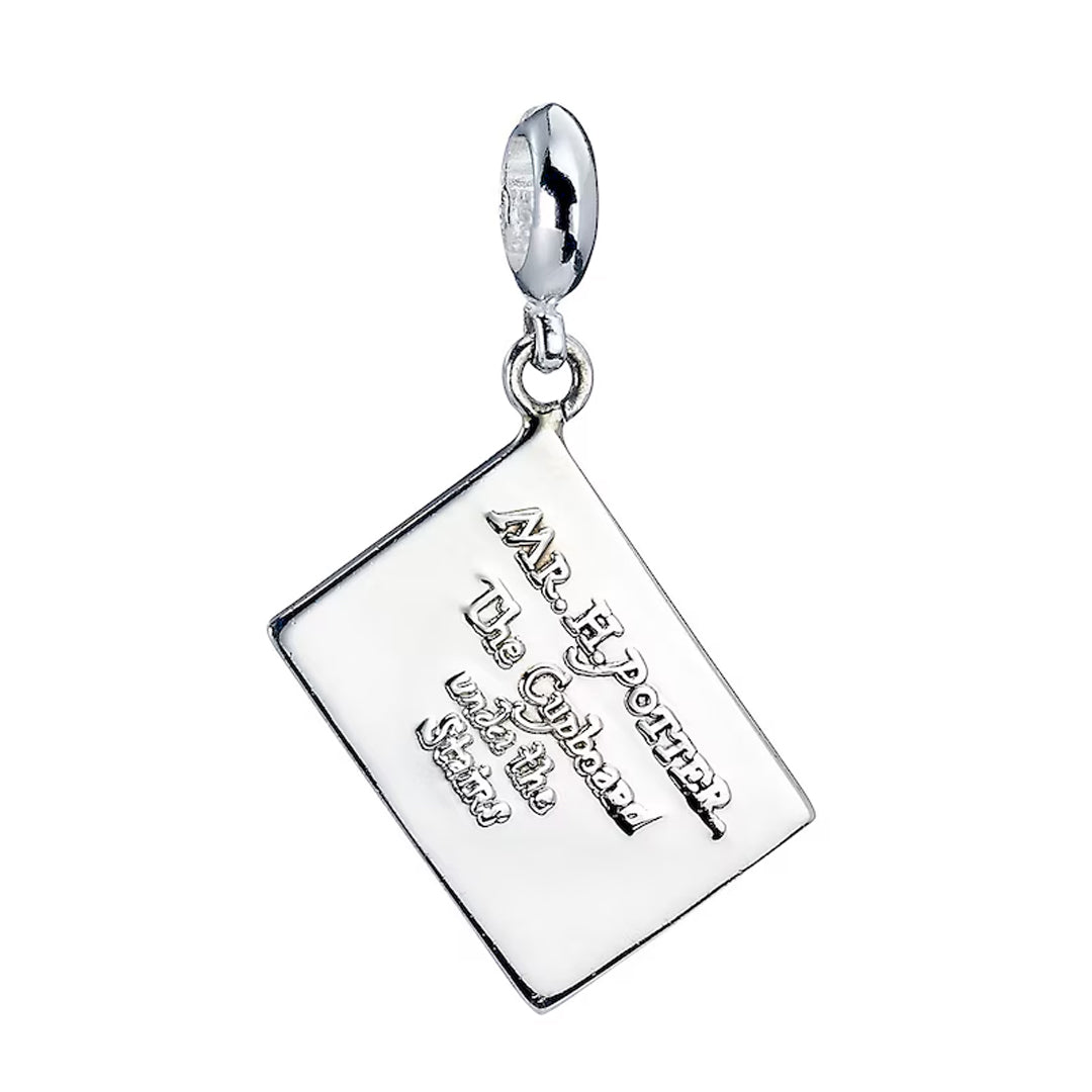 Harry Potter Sterling Silver Hogwarts Acceptance Letter Clip on Charm