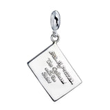 Harry Potter Sterling Silver Hogwarts Acceptance Letter Clip on Charm