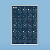 Luckies-Fuel Race Tracks Poster