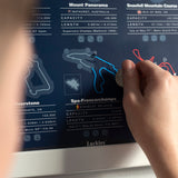 Luckies-Fuel Race Tracks Poster
