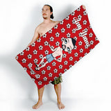 ClaireaBella Mens Personalised Beach Towel - Union Jack