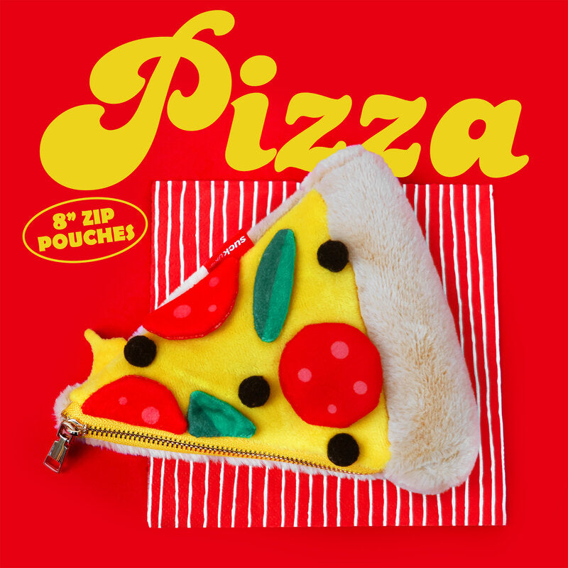 Plush Pizza Zip Pouch