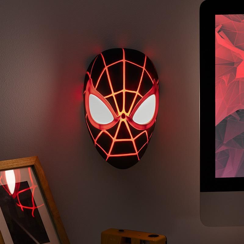 Spider-Man 3D LED Light Miles Morales Mask
