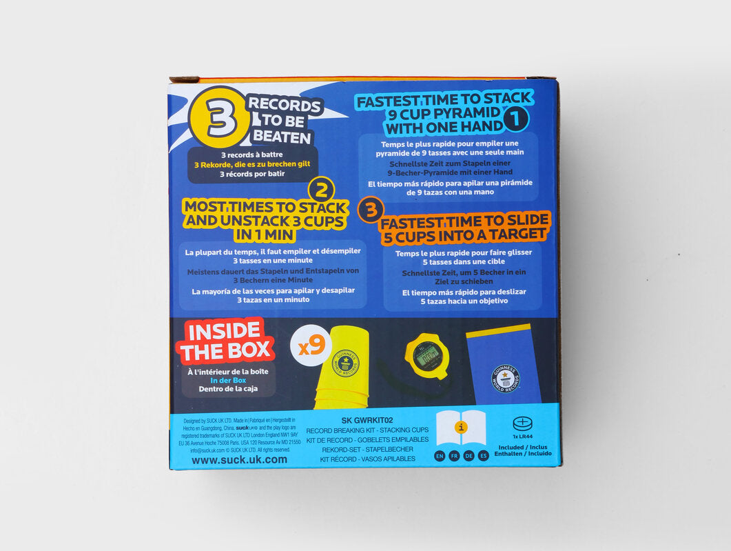 Stacking Cups Record Breaker Kit Game