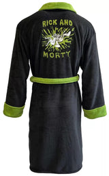 Rick And Morty: Pickle Rick Hoodless Mens Bathrobe