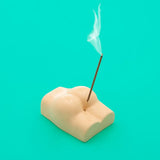 smelly bum incense holder pink
