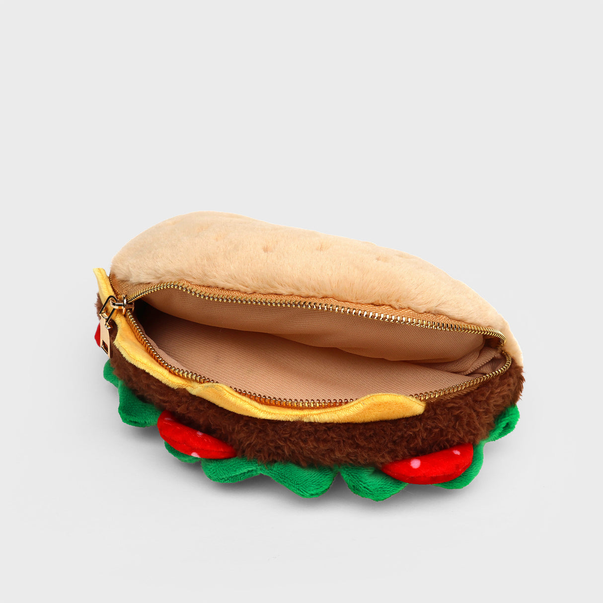 PLUSH TACO ZIP POUCH