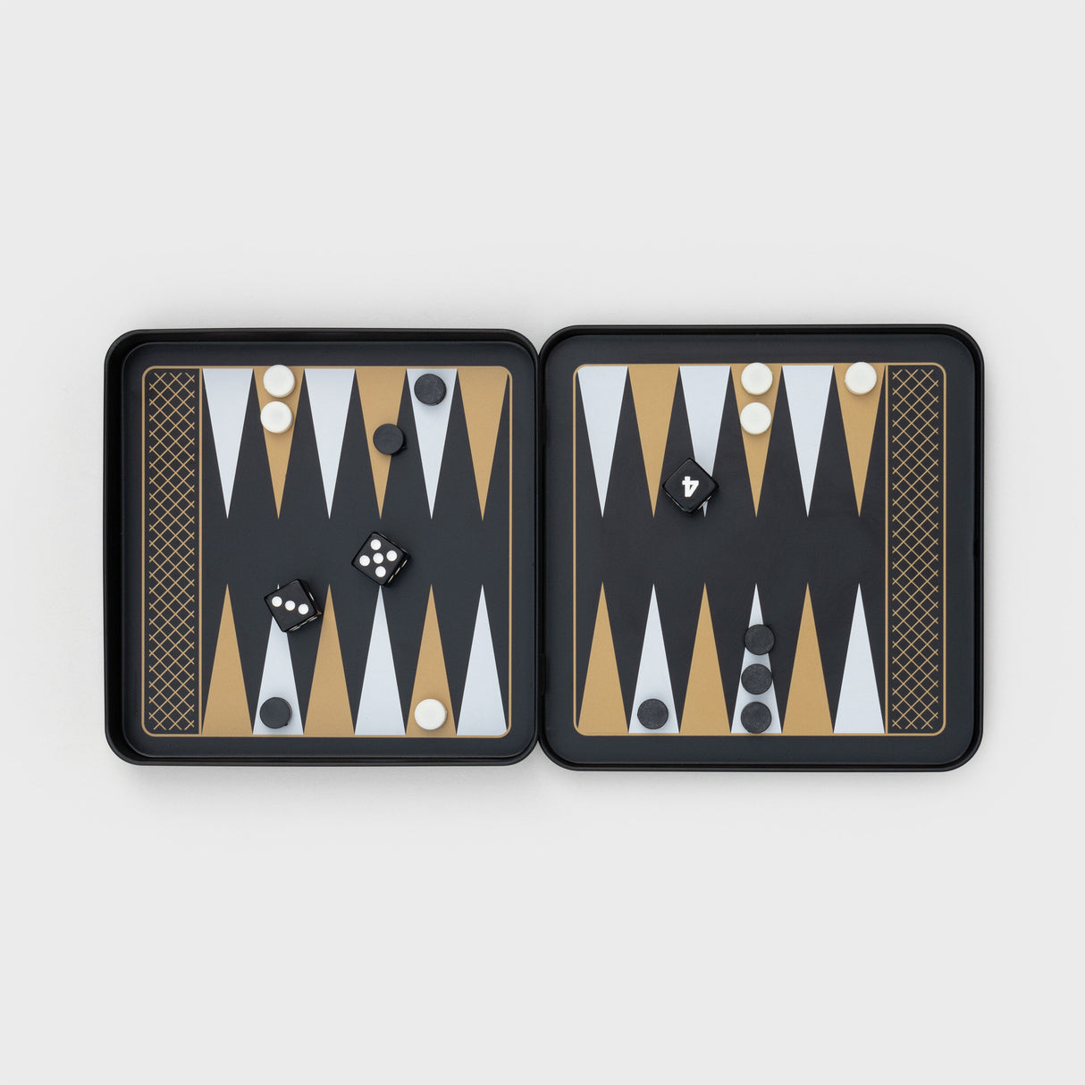 Iron & Glory Game On Travel Backgammon Set Game