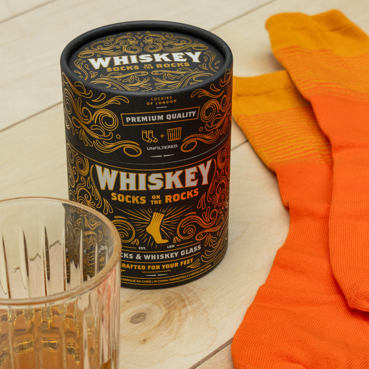 Whiskey Socks on the Rocks