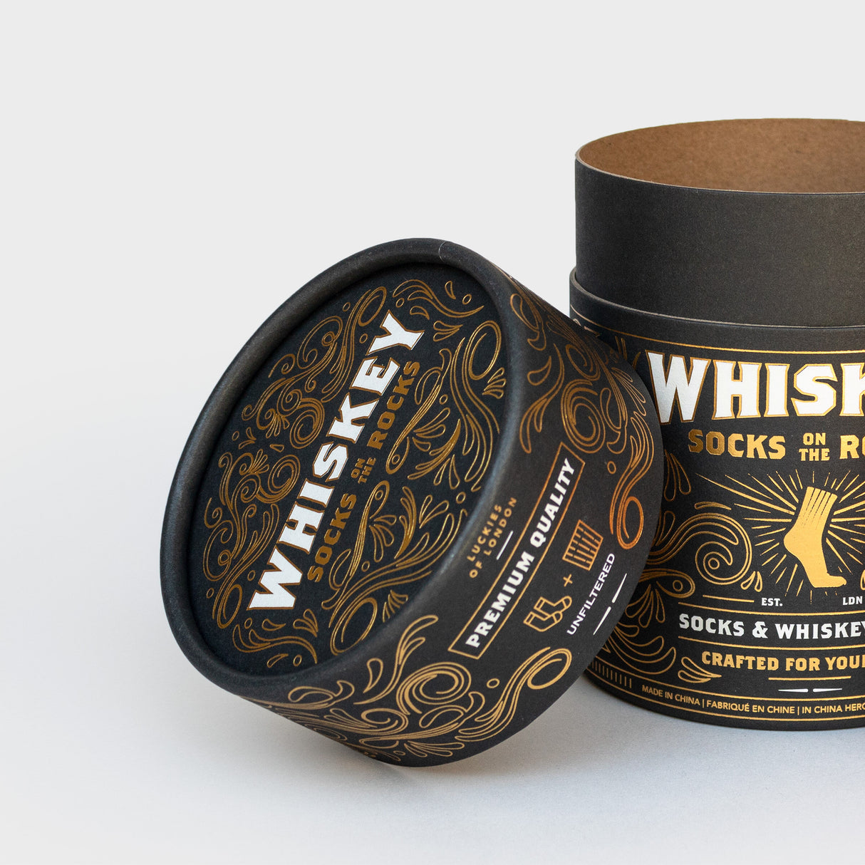 Whiskey Socks on the Rocks
